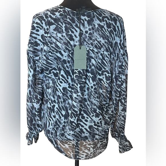 New  ~ ALL SAINTS ~ Penny Ambient Crossover Top Small BEAUTIFUL~ - Picture 5 of 9